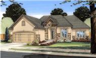 This is an artist's rendering of these House Plans.
