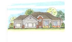 This is a color rendering of these European House Plans.