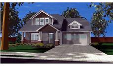 This Homeplan image was created entirely by a computer.