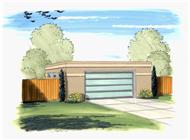This is an artist's rendering of these Garage Plans.