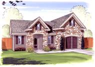 This is the front elevation of these Garage Plans.
