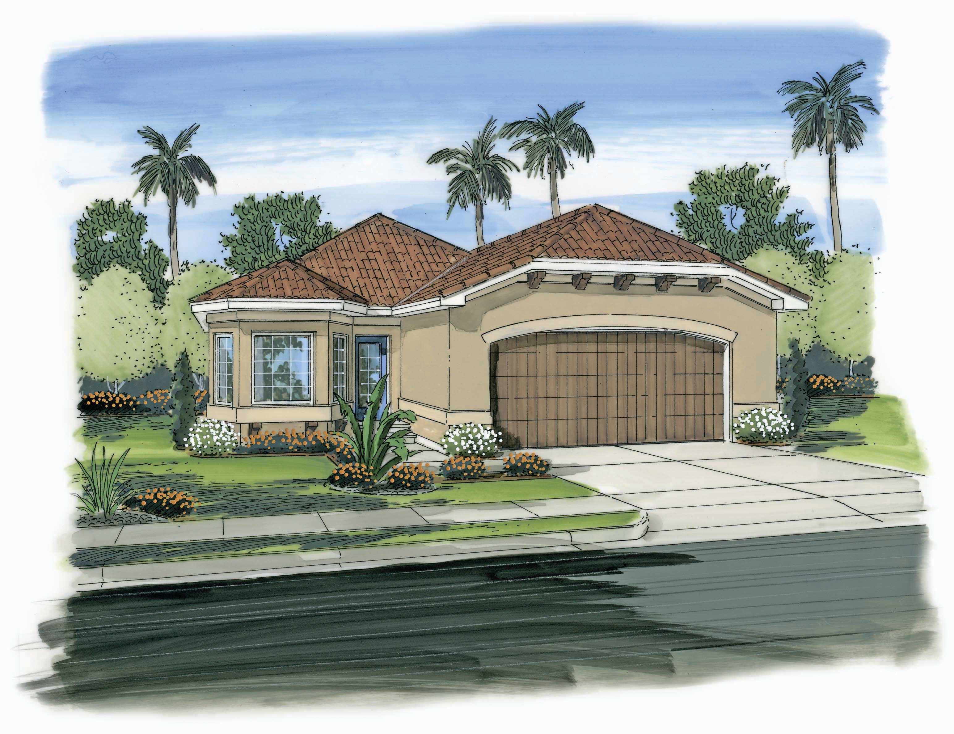 California Style - Southwest Home with 3 Bedrooms, 1304 Sq Ft | Floor