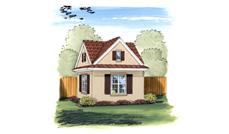 This is an artist's rendering of these Storage Shed Plans.