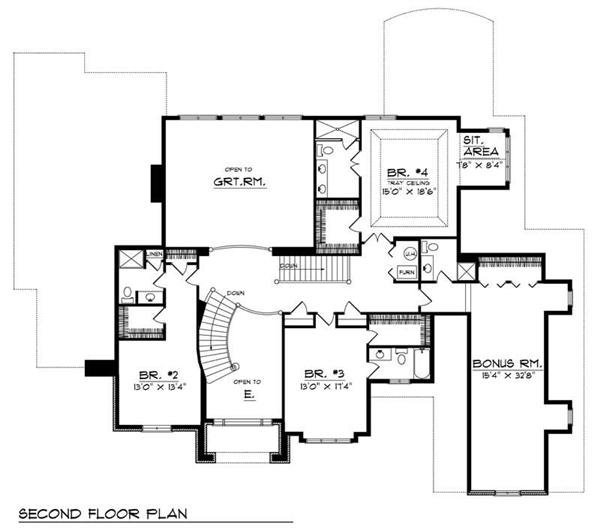 SECOND FLOOR PLAN