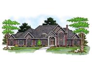Luxury Homeplans AM-69301 color rendering.