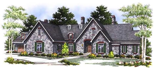 Main image for country house plans # 13577