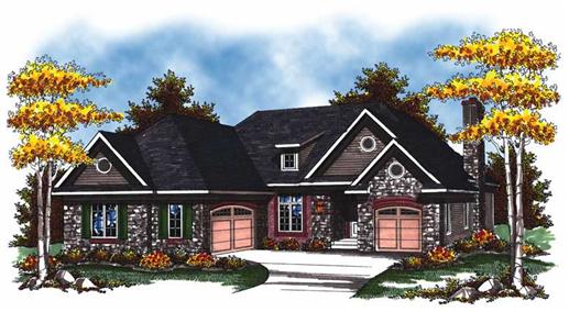 Main image for house plan # 17007