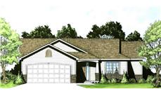 Color Rendering of this house plan