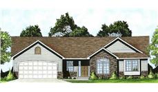 Color Rendering of this house plan