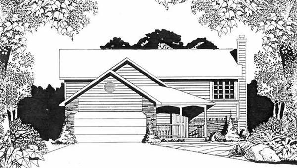 Main image for house plan # 16501