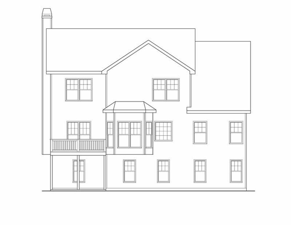 House Plan Northwood Rear Elevation