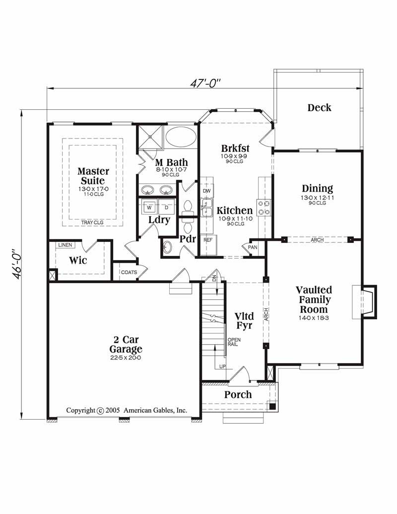 House Plan Northwood Main Floor Plan