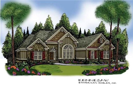 Main image for house plan # 17124