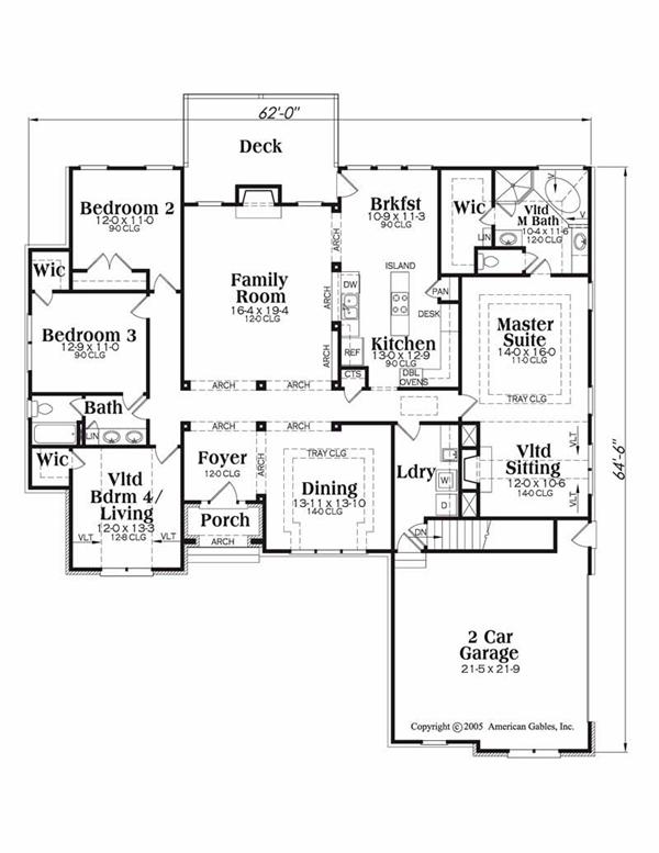 House Plan Kennesaw Main Floor Plan