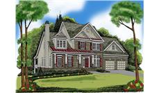 Main image for house plan # 17041