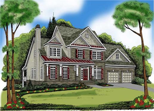 Main image for house plan # 17041