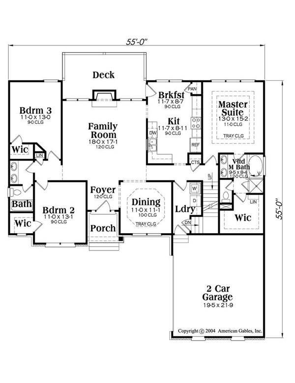 House Plan Brookstone Main Floor Plan