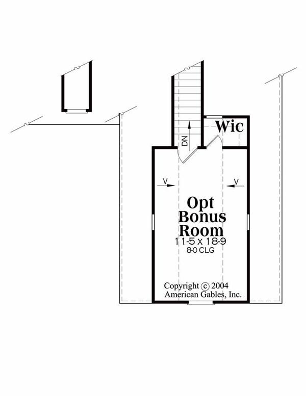 House Plan Brookstone Bonus Floor Plan