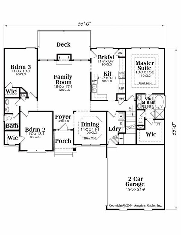 House Plan Lanier Main Floor Plan