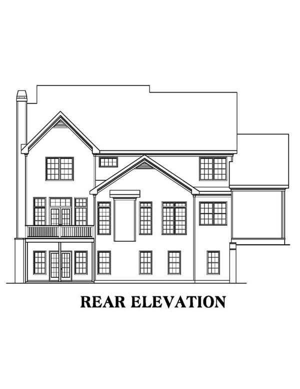 House Plan AG-Magnolia Rear Elevation