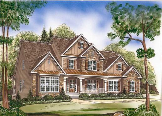 Main image for traditional house plan # 17045