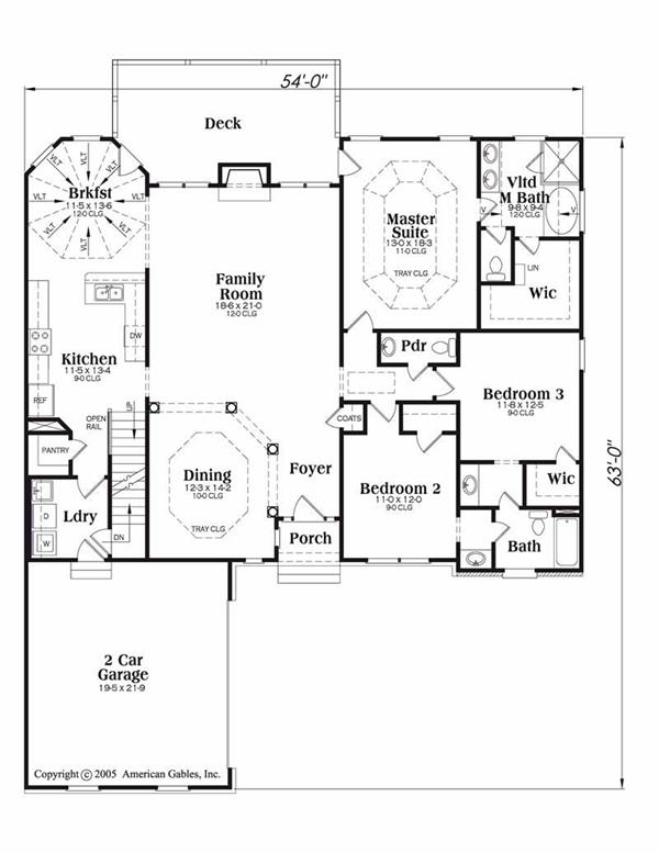 House Plan Lexington Main Floor Plan