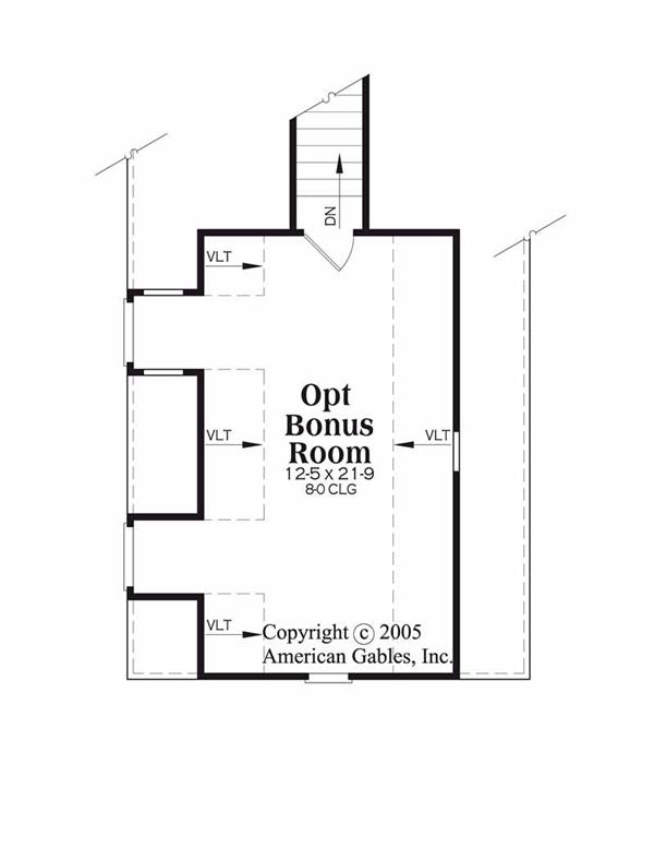 House Plan Lexington Second Floor Plan