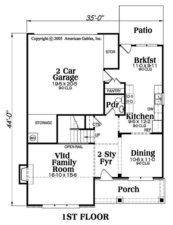 House Plan AG-Barrett Main Floor Plan