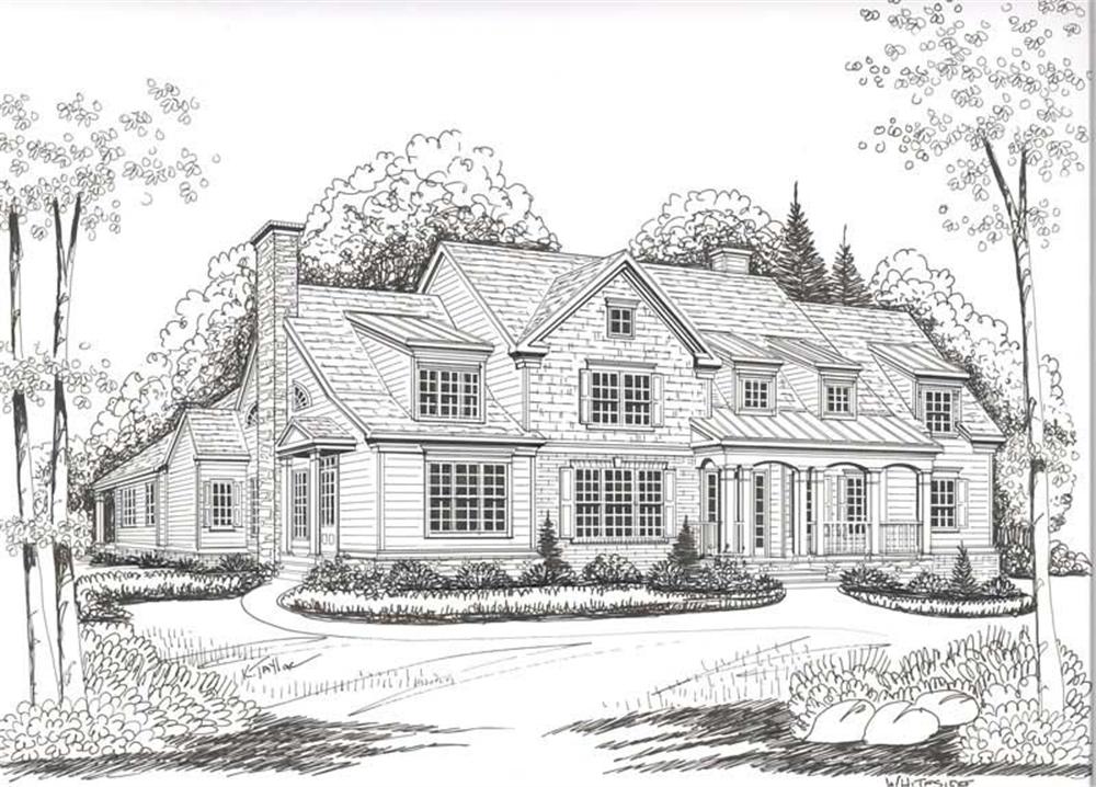 House Plan Dunwoody Front Elevation