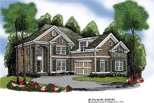 Main image for traditional house plan # 17122