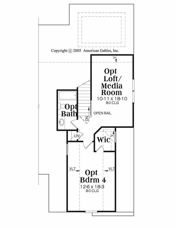House Plan Davenport Second Floor Plan