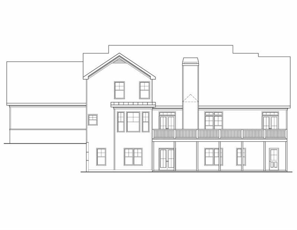 House Plan Kingston Rear Elevation