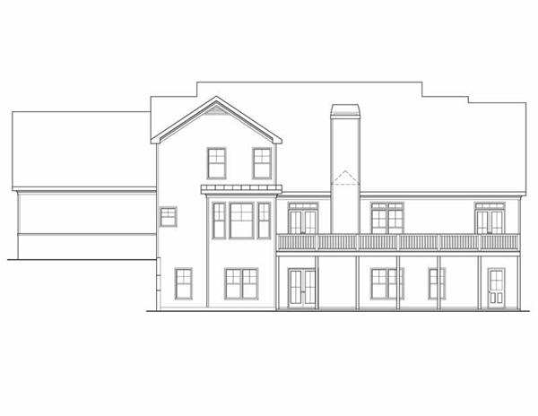 House Plan Kingston Rear Elevation