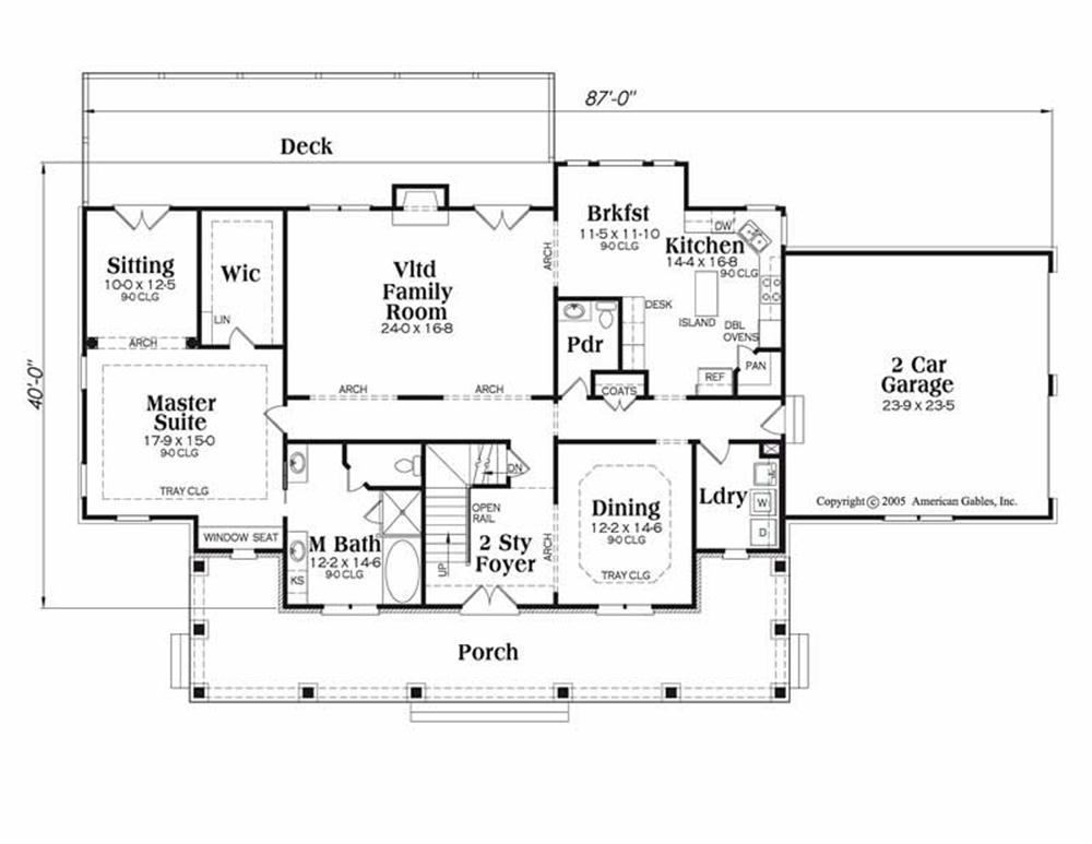 House Plan Kingston Main Floor Plan