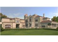 Color Rendering for Luxury Home Plans.