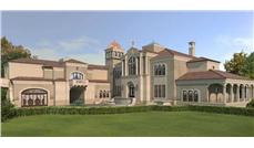 Color Rendering for Luxury Home Plans.