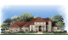 This is a computer rendering of these Luxury Homeplans.
