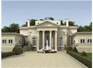 Luxury House Plans Color Rendering.