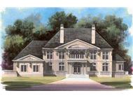 Luxury Homeplans color rendering.