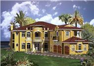 Luxury House Plans AA6714-0270 color image.