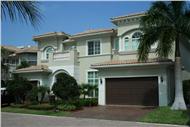 This image shows the front elevation of these Mediterranean Home Plans, Luxury House Plans.
