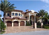Luxury House Plans front color photo.