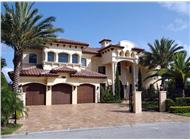 Luxury House Plans front color photo.