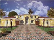 Luxury Home Plans color rendering AA5754-0238.
