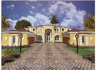 Luxury Home Plans color rendering AA5754-0238.