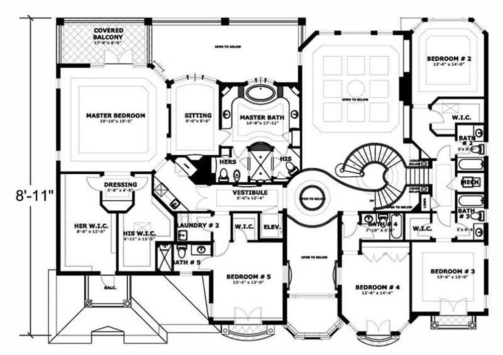 SECOND LEVEL FLOOR PLAN