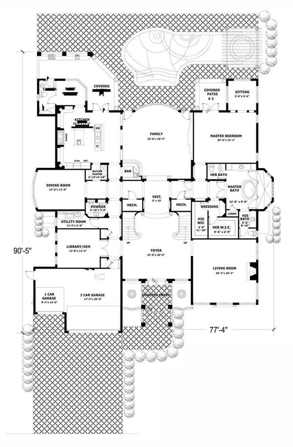 FIRST LEVEL FLOOR PLAN