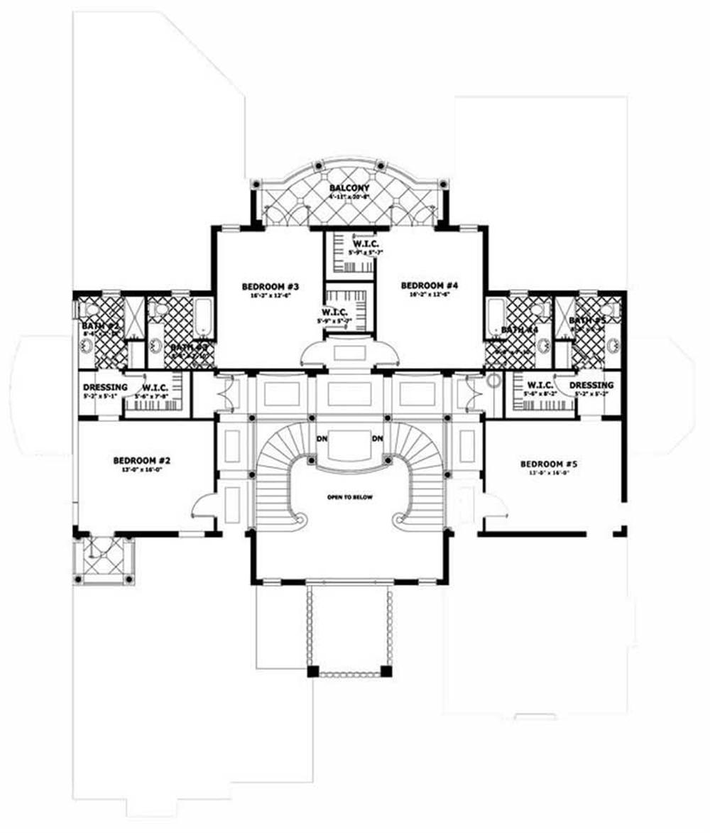 SECOND LEVEL FLOOR PLAN