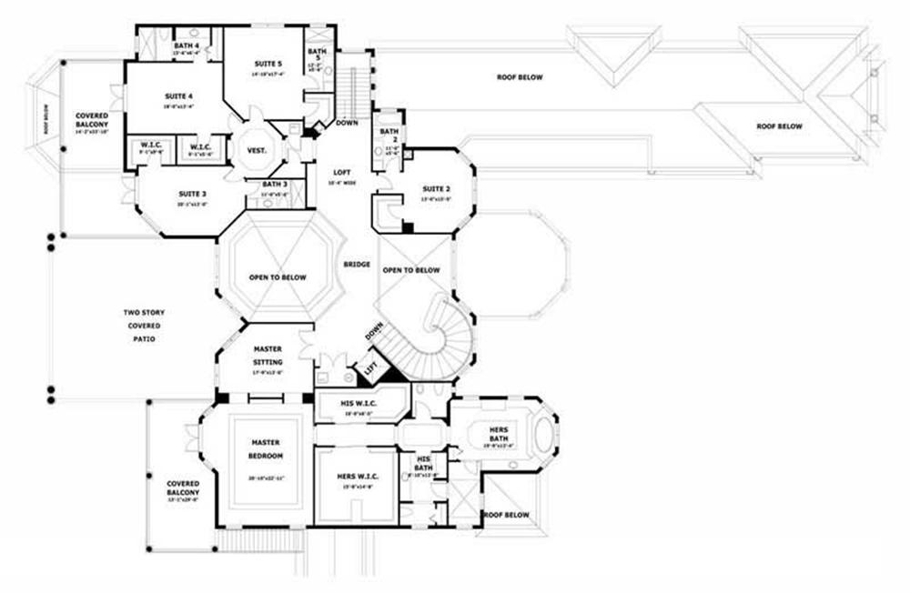 SECOND LEVEL FLOOR PLAN