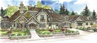This is a colored image of these Chateau Homeplans.